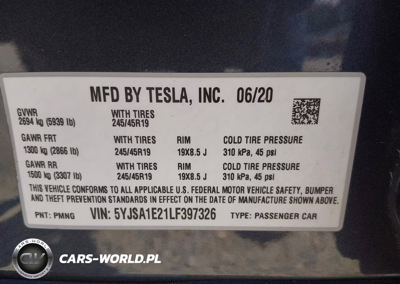 2020 Tesla Model S Long Range Dual Motor All-Wheel Drive-Long Range Plus Dual Motor All-Wheel Drive VIN:5YJSA1E21LF397326 - 9