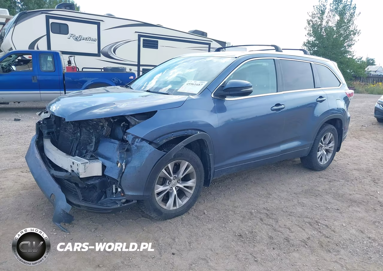 2015 Toyota Highlander Xle V6 VIN:5TDJKRFH7FS136132 - 2