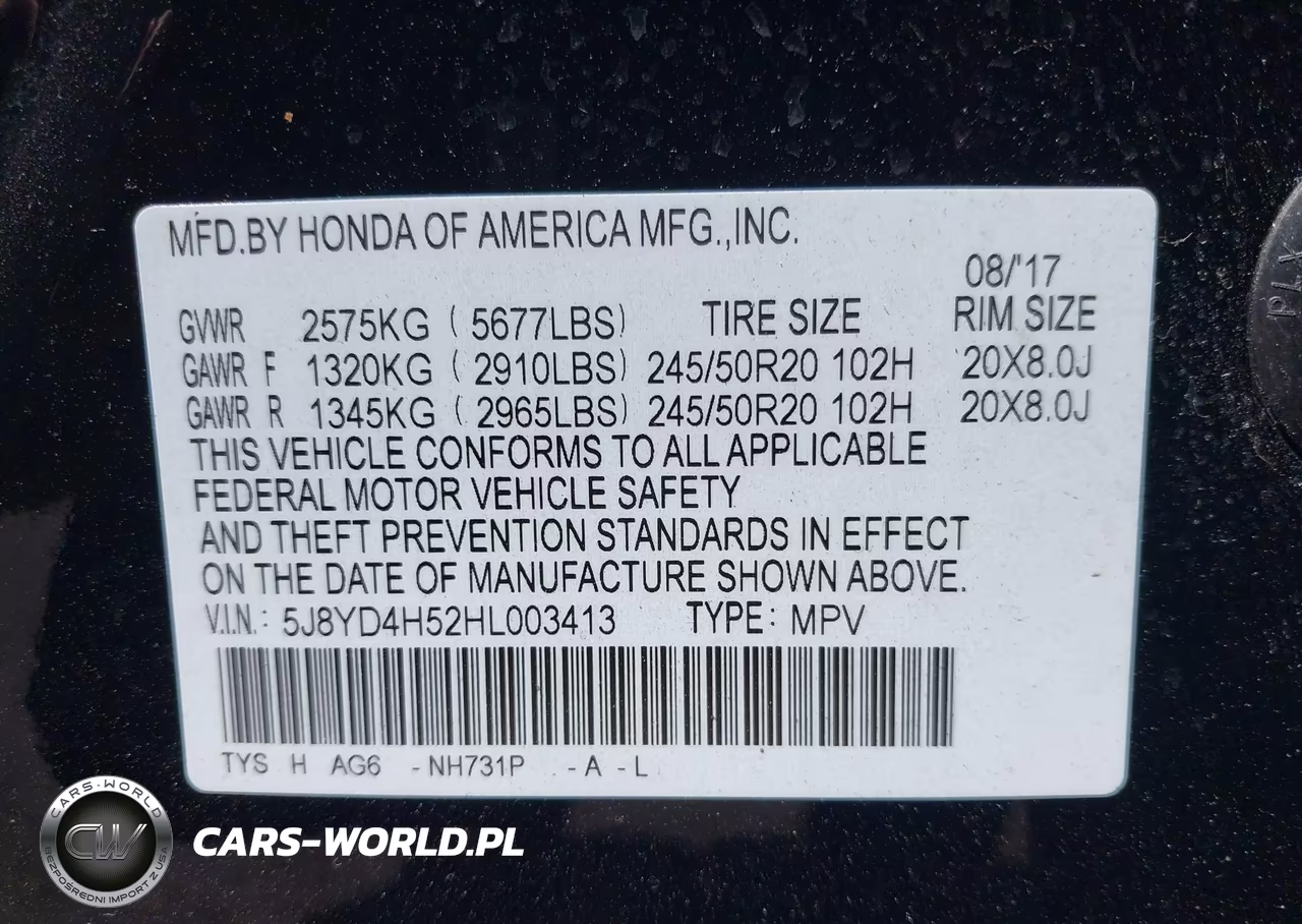 2017 Acura Mdx Technology Package VIN:5J8YD4H52HL003413 - 9
