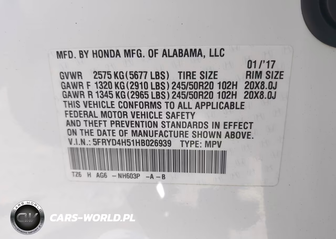 2017 Acura Mdx Technology Package VIN:5FRYD4H51HB026939 - 9
