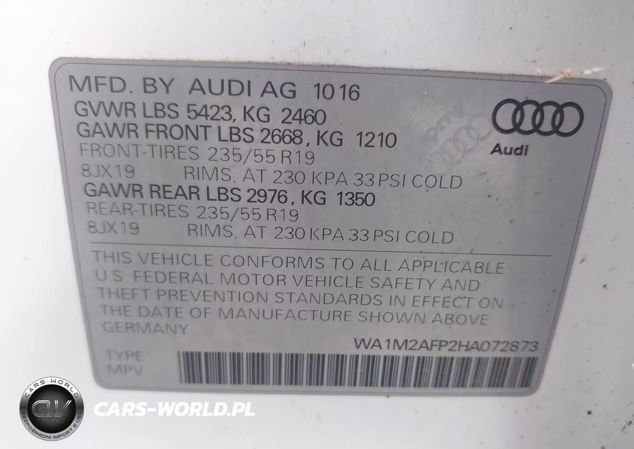 2017 Audi Q5 2.0T Premium VIN:WA1M2AFP2HA072873 - 9