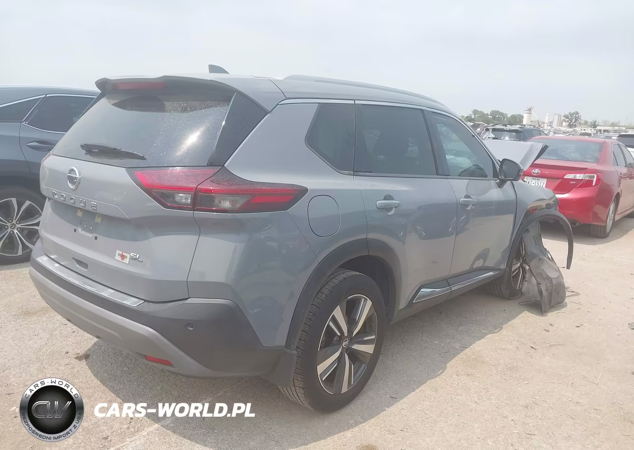2021 Nissan Rogue Sl Fwd VIN:JN8AT3CA3MW020266 - 4