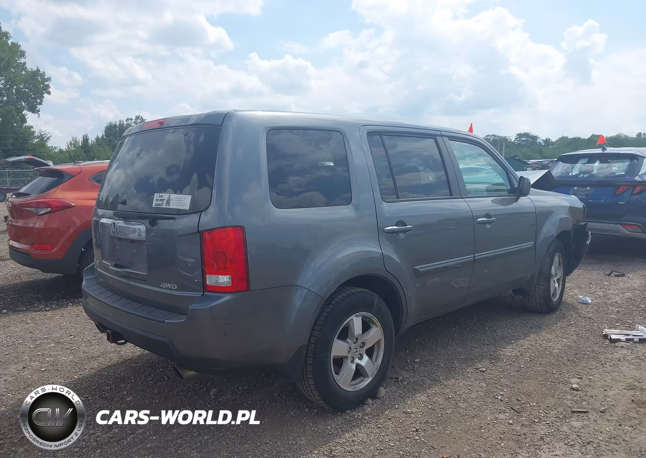 2011 Honda Pilot Ex-L VIN:5FNYF4H64BB089559 - 4