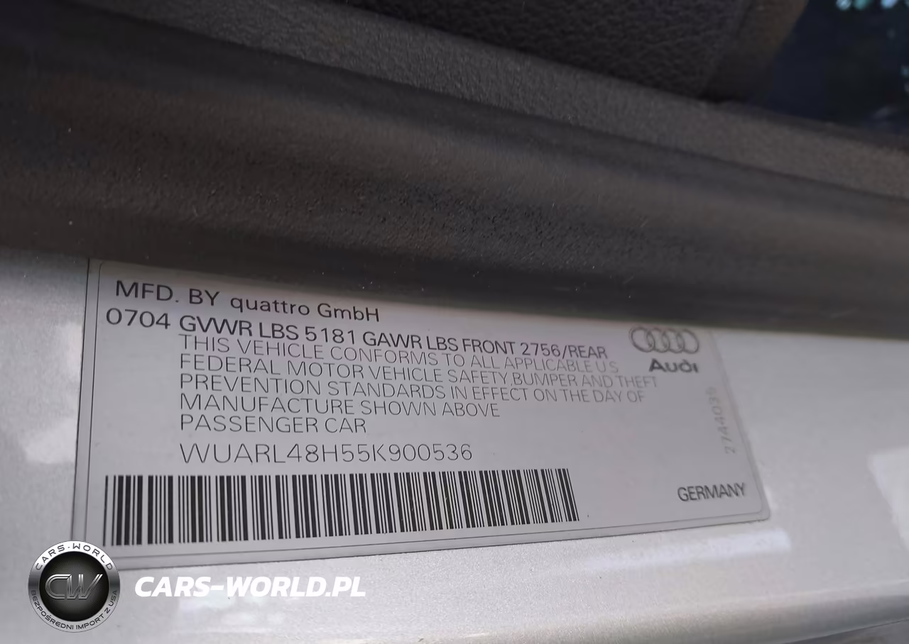 2005 Audi S4 VIN:WUARL48H55K900536 - 9