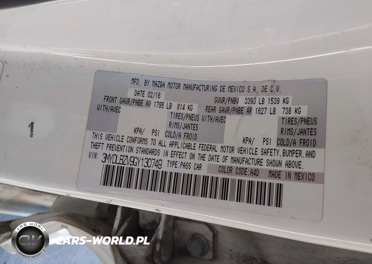 2016 Scion Ia VIN:3MYDLBZV9GY130749 - 9