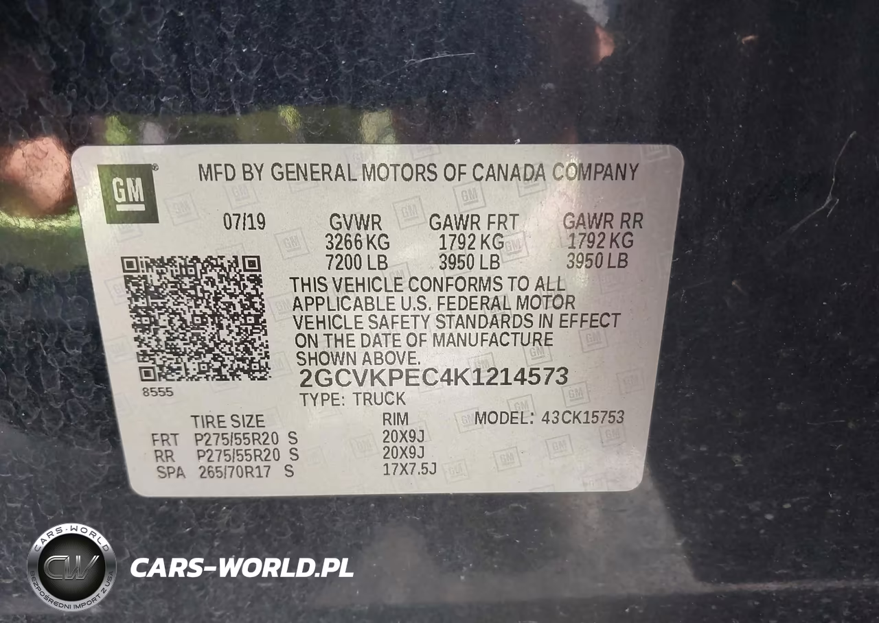 2019 Chevrolet Silverado 1500 Ld Lt VIN:2GCVKPEC4K1214573 - 9