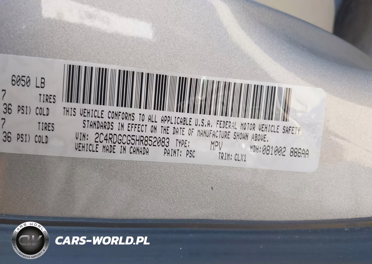 2017 Dodge Grand Caravan Sxt VIN:2C4RDGCG5HR852083 - 9
