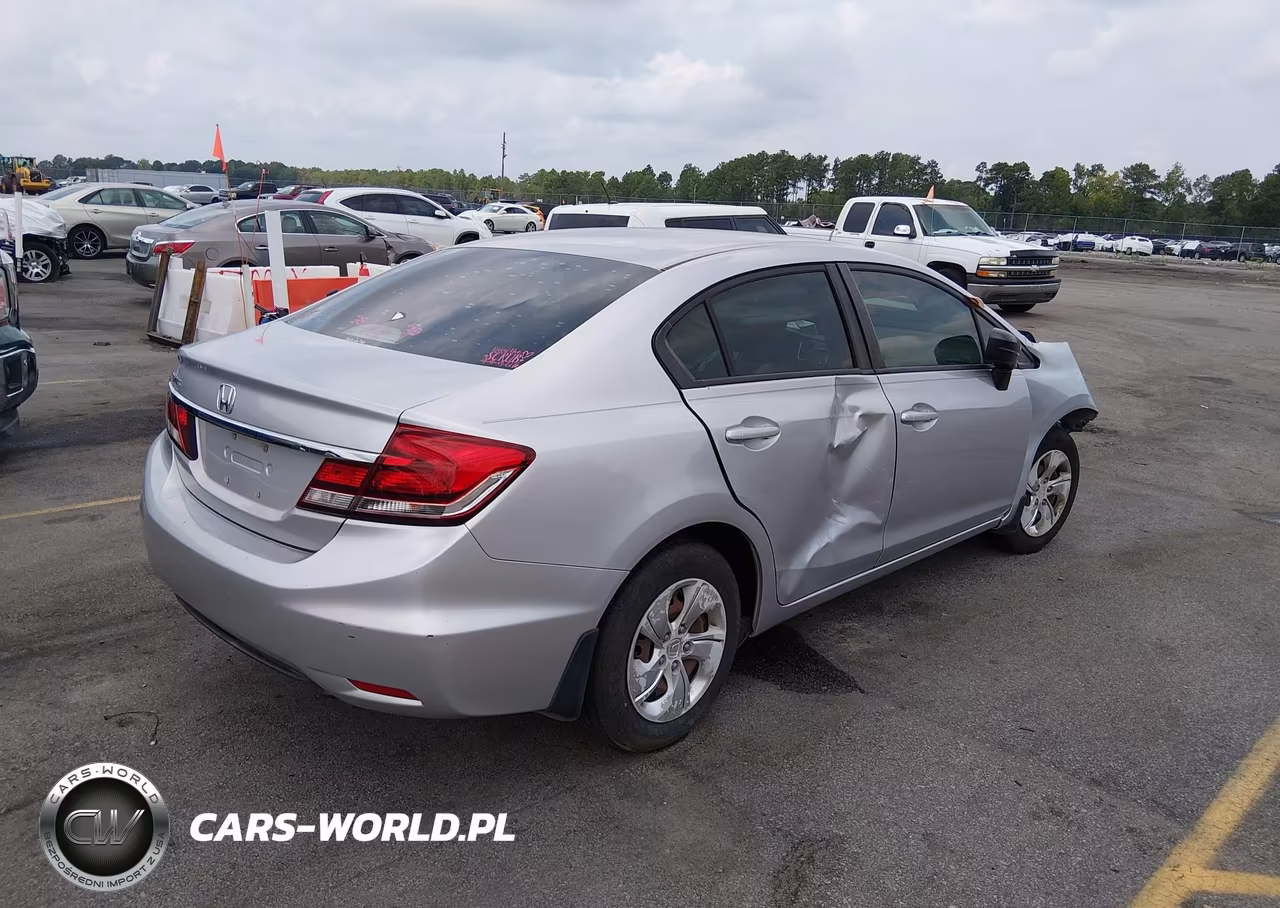 2014 Honda Civic Lx VIN:19XFB2F57EE037239 - 4