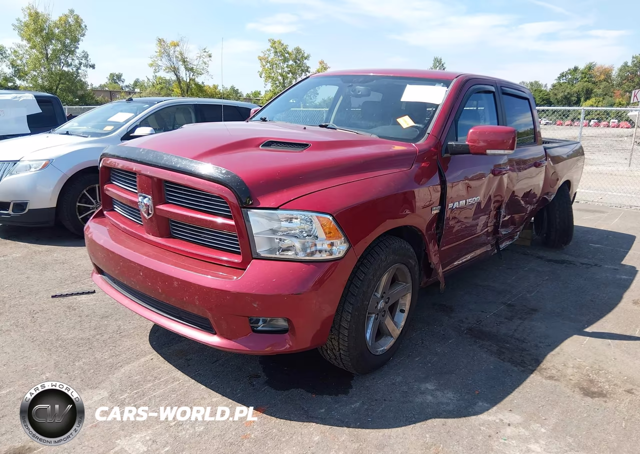2012 Ram 1500 Sport VIN:1C6RD7MT5CS298845 - 2