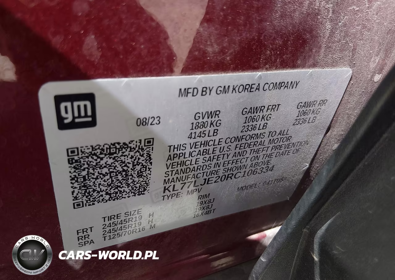 2024 Chevrolet Trax Fwd 2Rs VIN:KL77LJE20RC106334 - 9