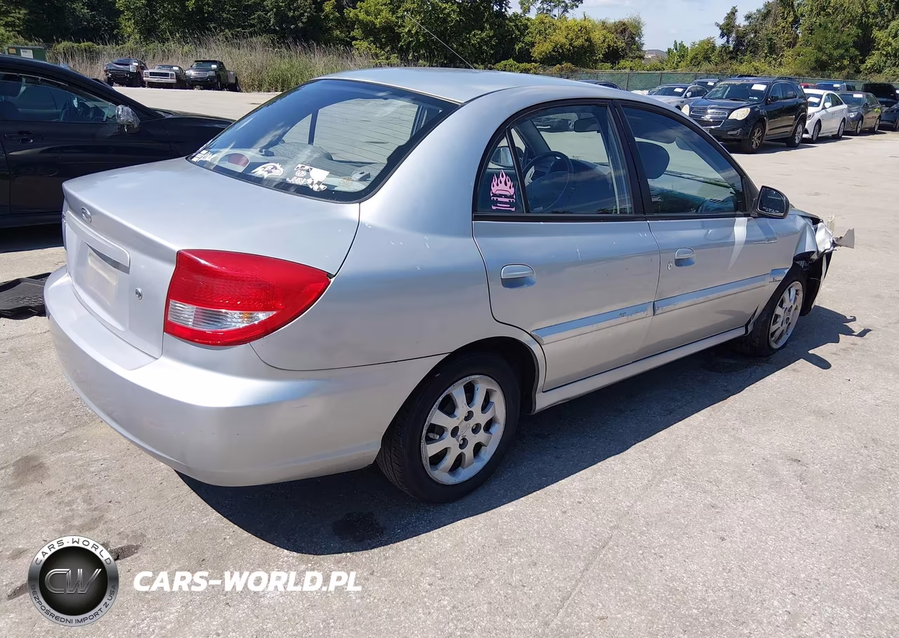 2005 Kia Rio VIN:KNADC125256400425 - 4