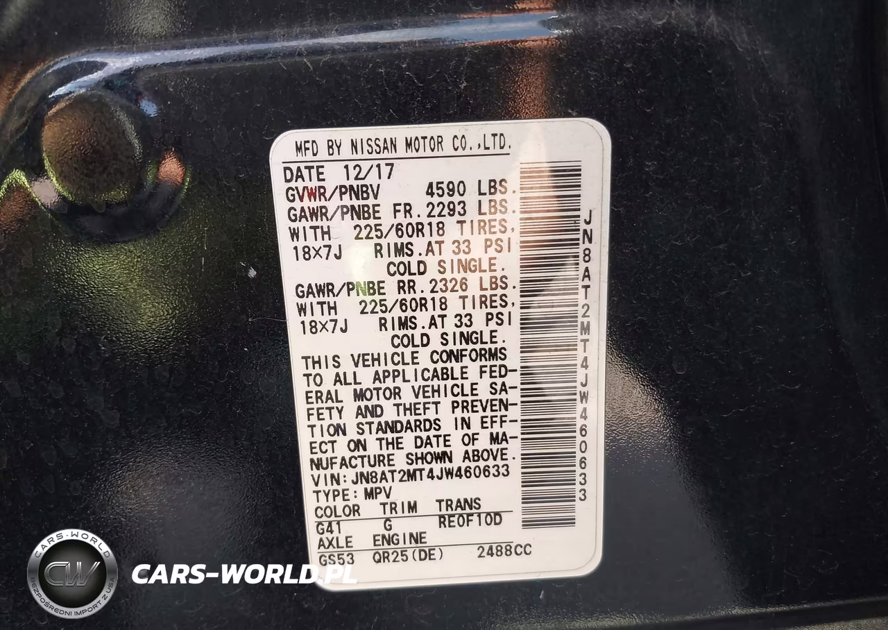 2018 Nissan Rogue Sl VIN:JN8AT2MT4JW460633 - 9