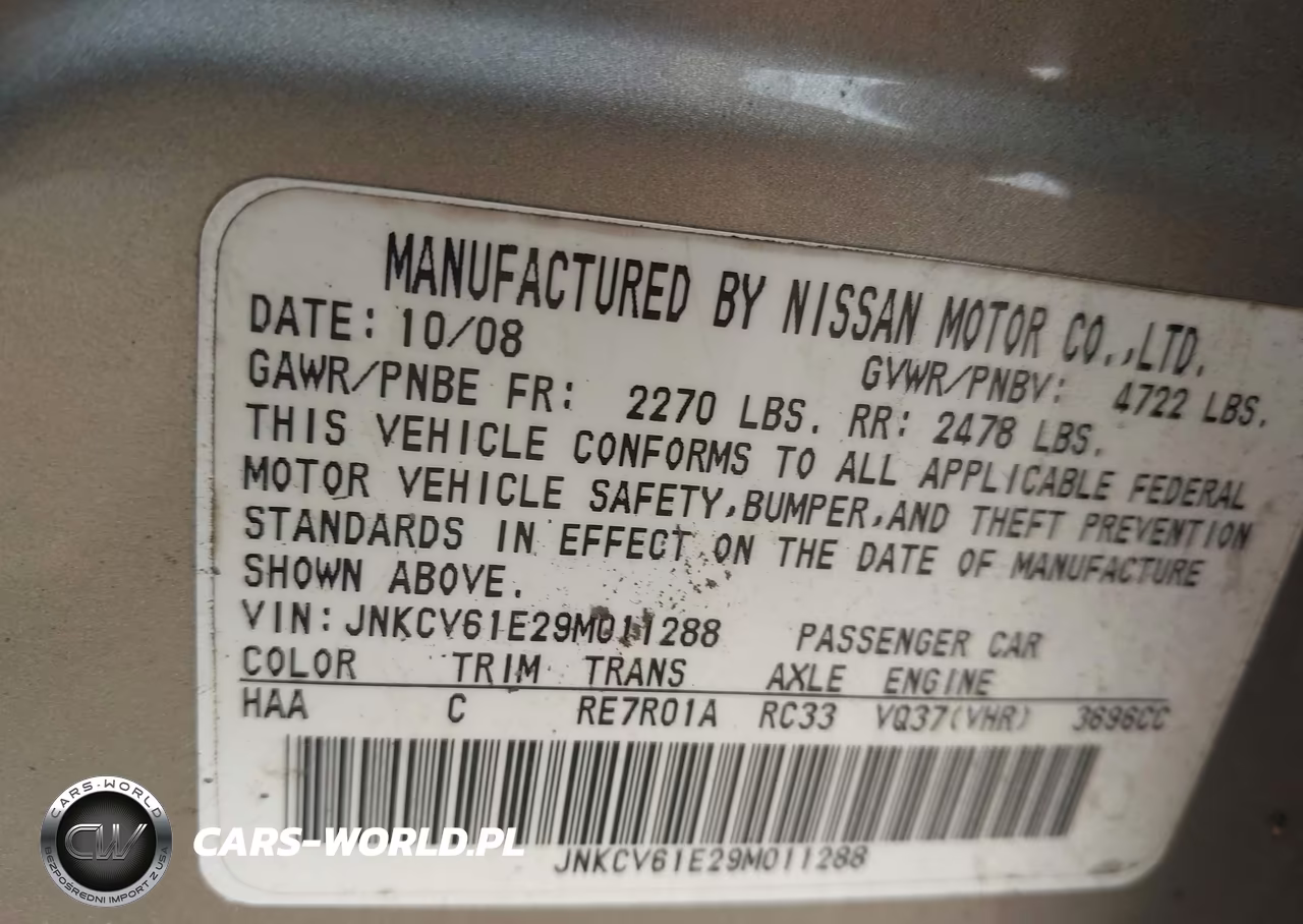 2009 Infiniti G37 Journey VIN:JNKCV61E29M011288 - 9