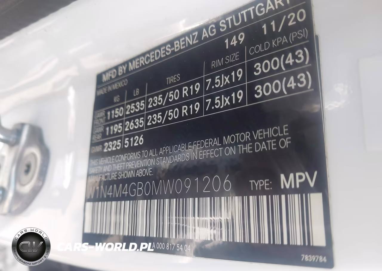 2021 Mercedes-Benz Glb 250 VIN:W1N4M4GB0MW091206 - 9