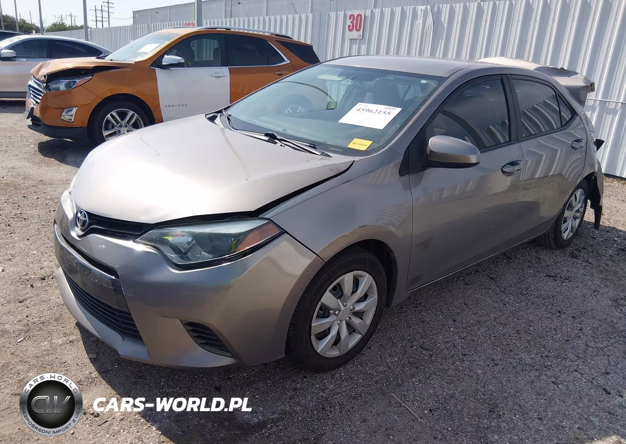 2016 Toyota Corolla Le VIN:5YFBURHE4GP447335 - 2