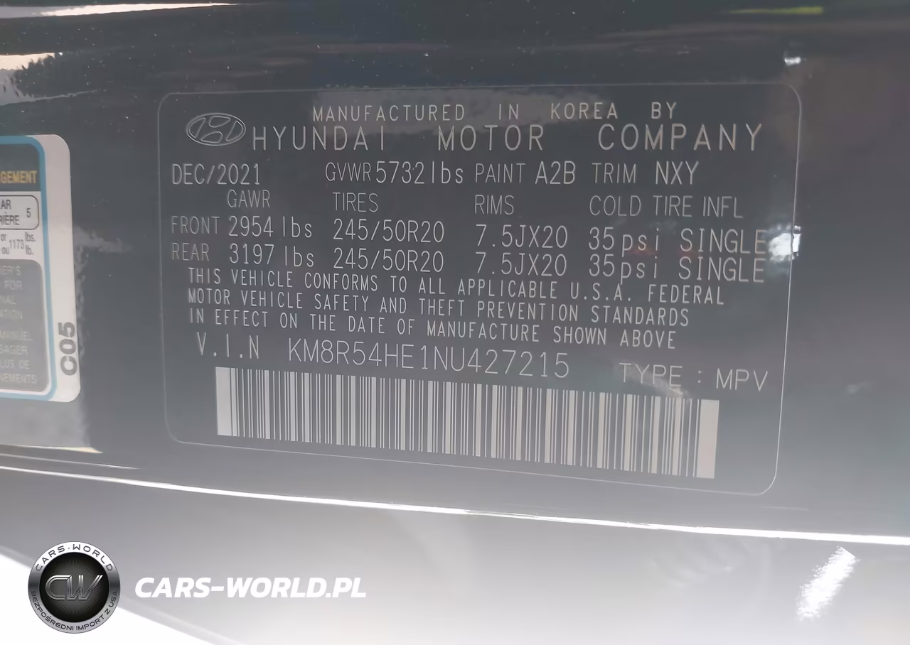 2022 Hyundai Palisade Limited VIN:KM8R54HE1NU427215 - 9