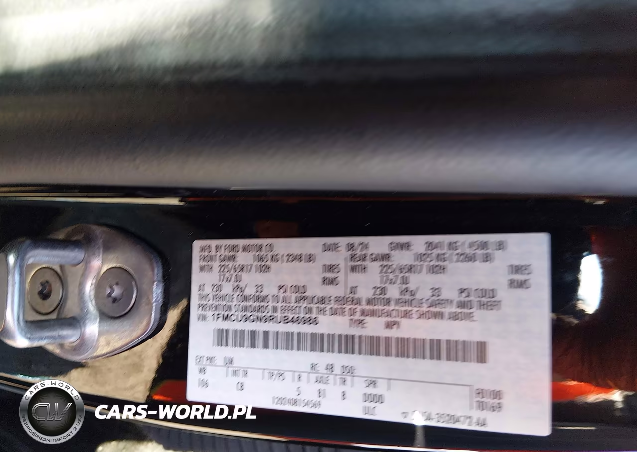 2024 Ford Escape Active VIN:1FMCU9GN9RUB46986 - 9