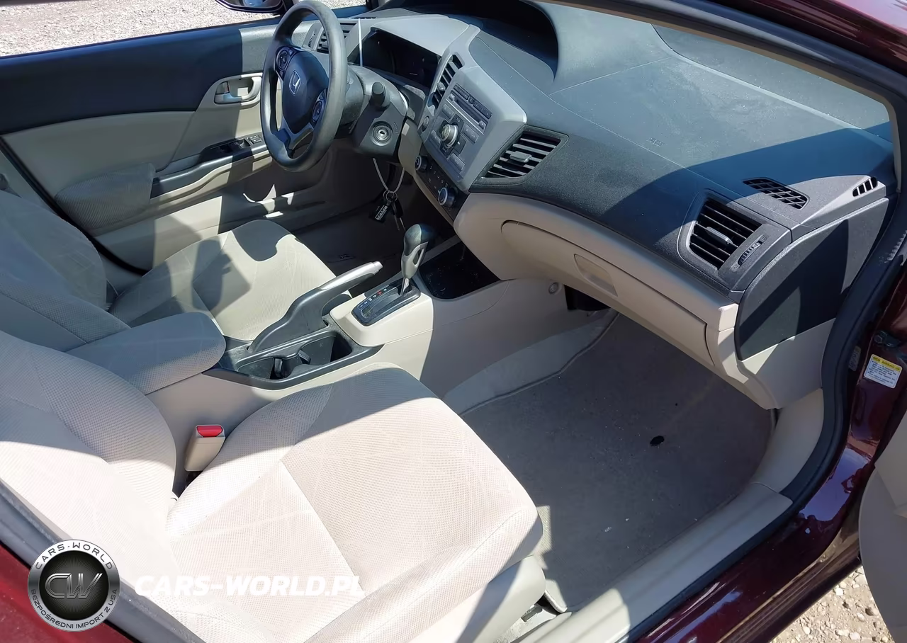2012 Honda Civic Lx VIN:19XFB2F55CE375655 - 5