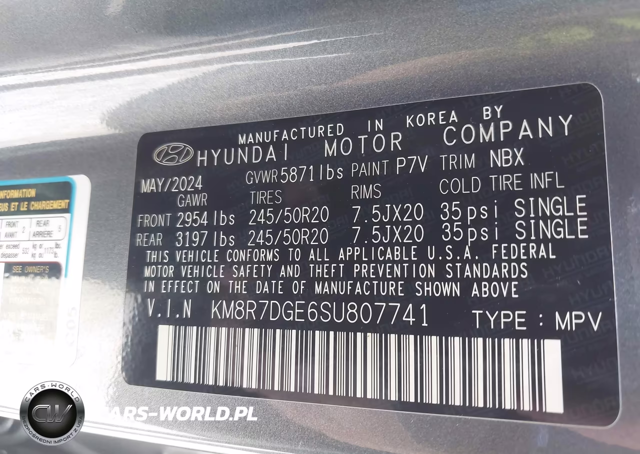 2025 Hyundai Palisade Calligraphy VIN:KM8R7DGE6SU807741 - 9