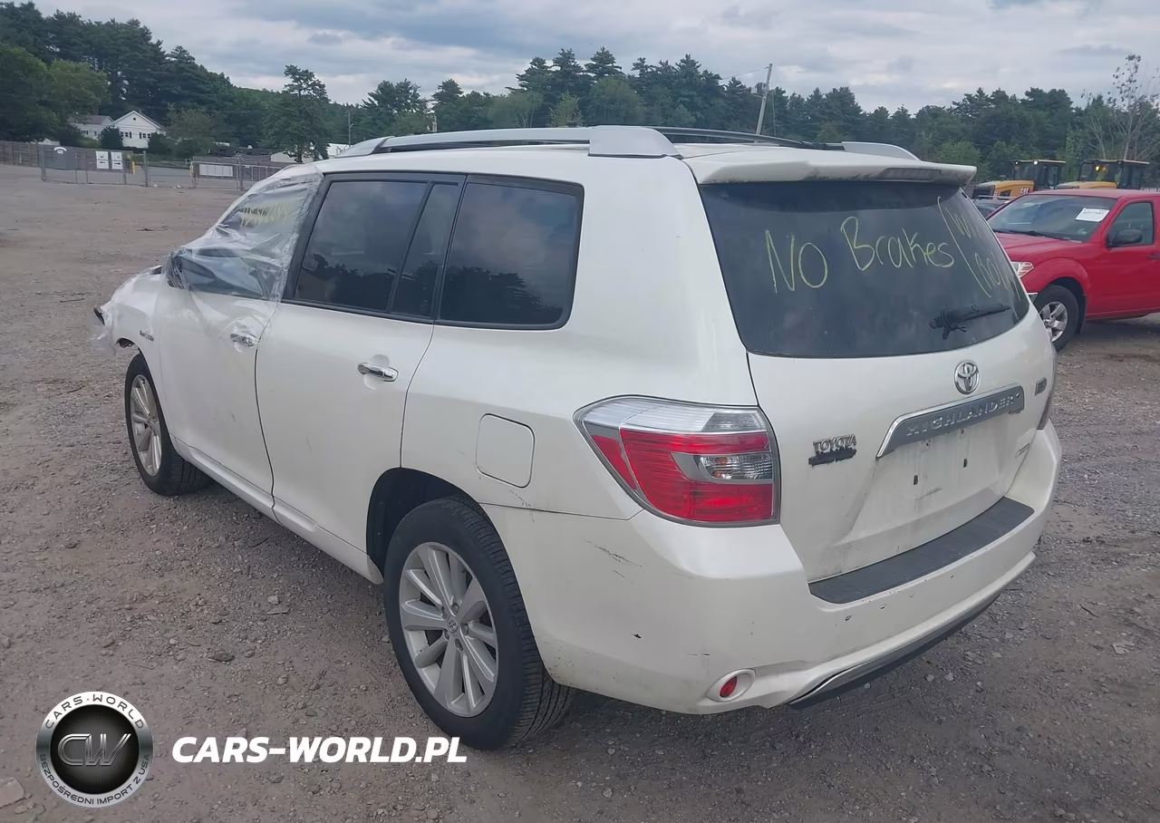 2008 Toyota Highlander Hybrid Limited VIN:JTEEW44A582012638 - 3