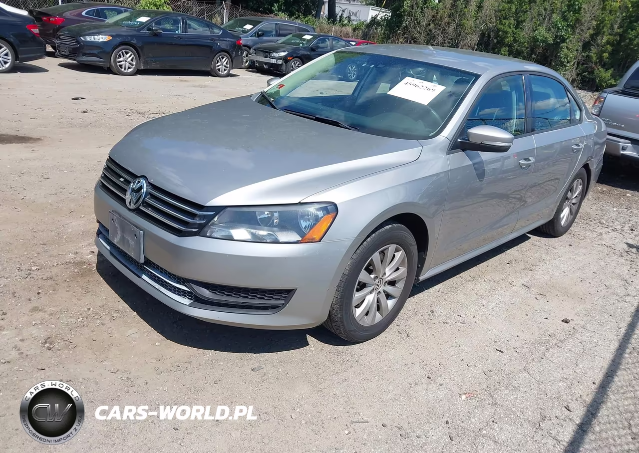 2013 Volkswagen Passat 2.5L S VIN:1VWAP7A39DC107812 - 2