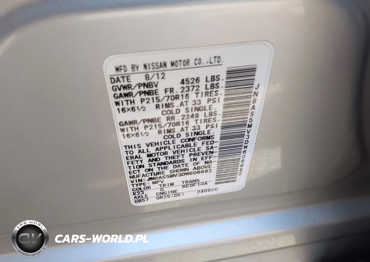 2013 Nissan Rogue S VIN:JN8AS5MV3DW606692 - 9