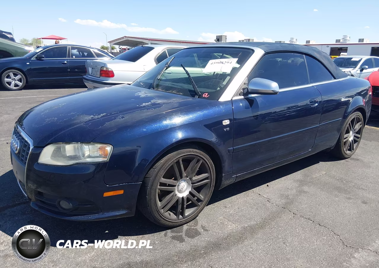 2007 Audi S4 Quattro Cabriolet VIN:WUARL48H27K900738 - 2