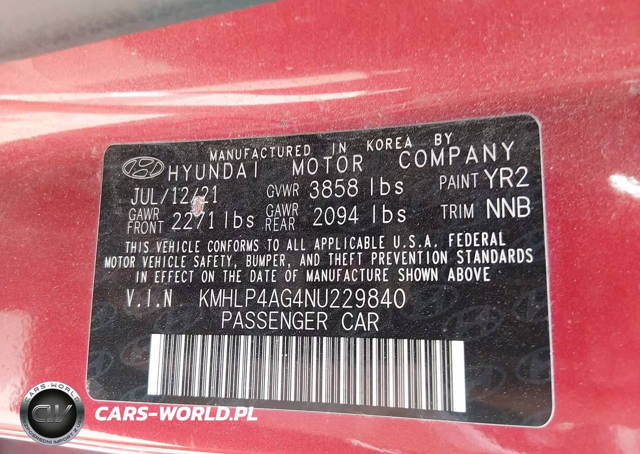2022 Hyundai Elantra Limited VIN:KMHLP4AG4NU229840 - 7