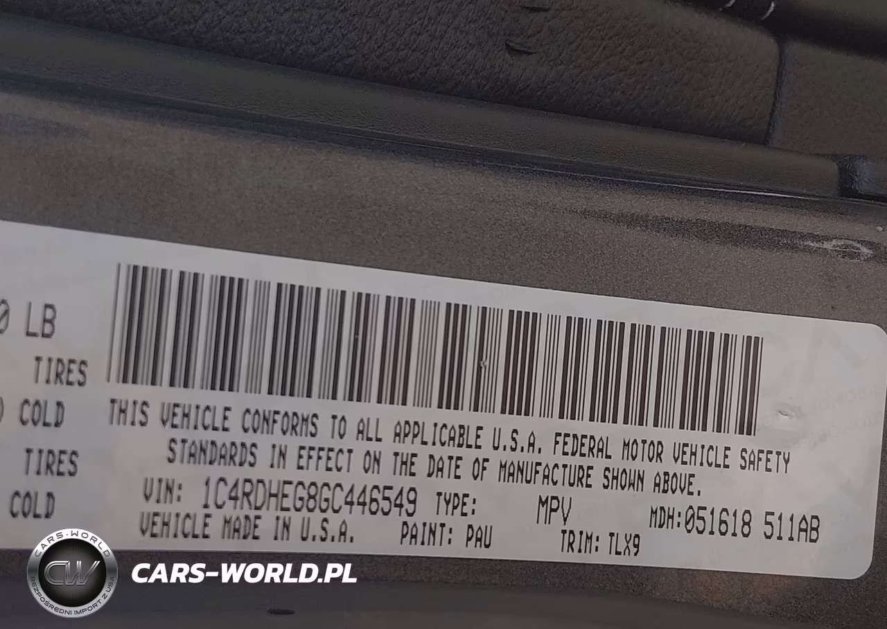 2016 Dodge Durango Citadel Anodized Platinum VIN:1C4RDHEG8GC446549 - 9