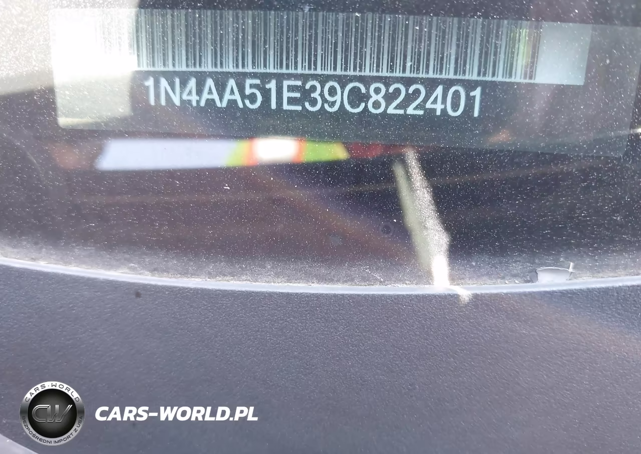 2009 Nissan Maxima 3.5 Sv VIN:1N4AA51E39C822401 - 9