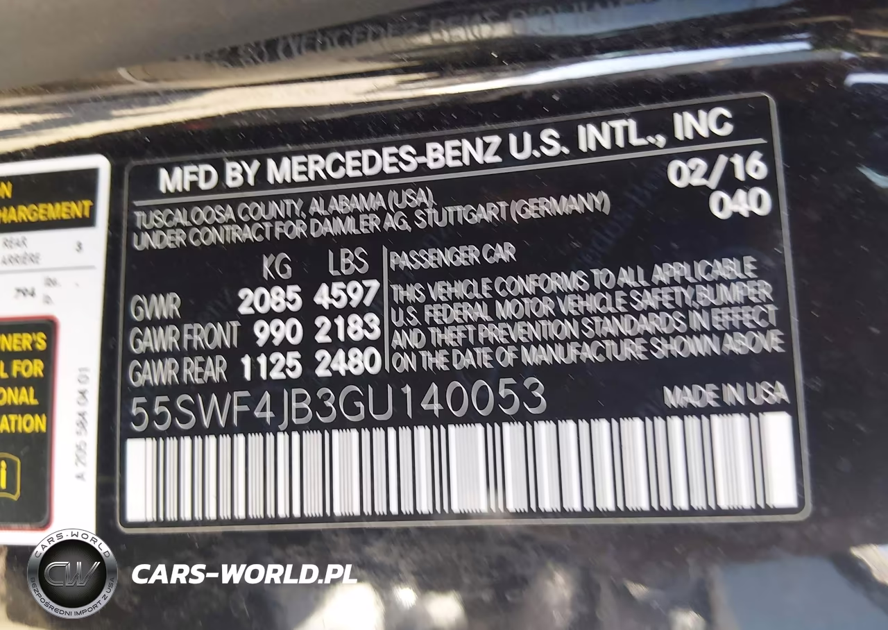 2016 Mercedes-Benz C 300 VIN:55SWF4JB3GU140053 - 9