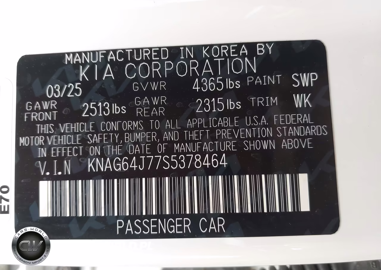 2025 Kia K5 Gt-Line VIN:KNAG64J77S5378464 - 9