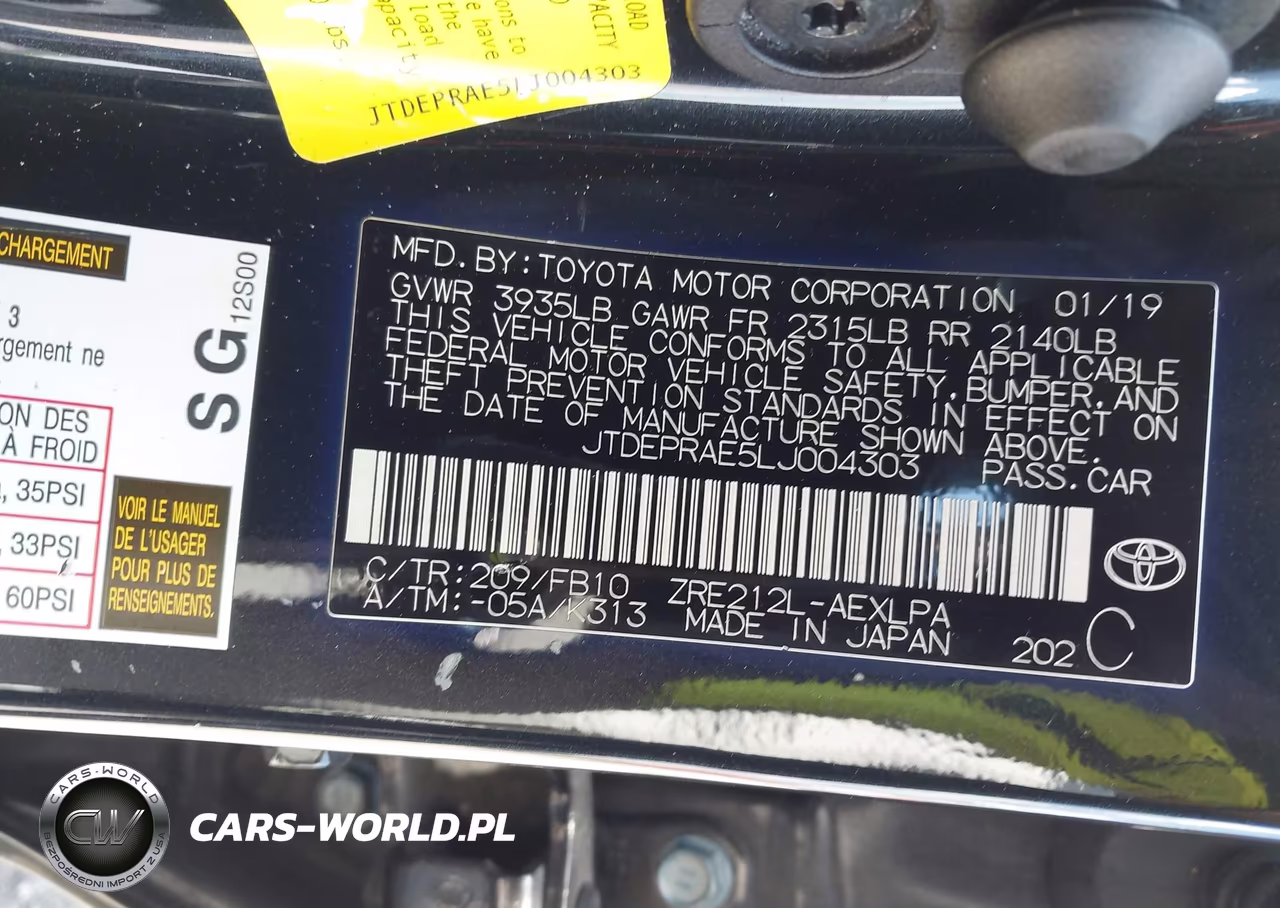 2020 Toyota Corolla Le VIN:JTDEPRAE5LJ004303 - 9