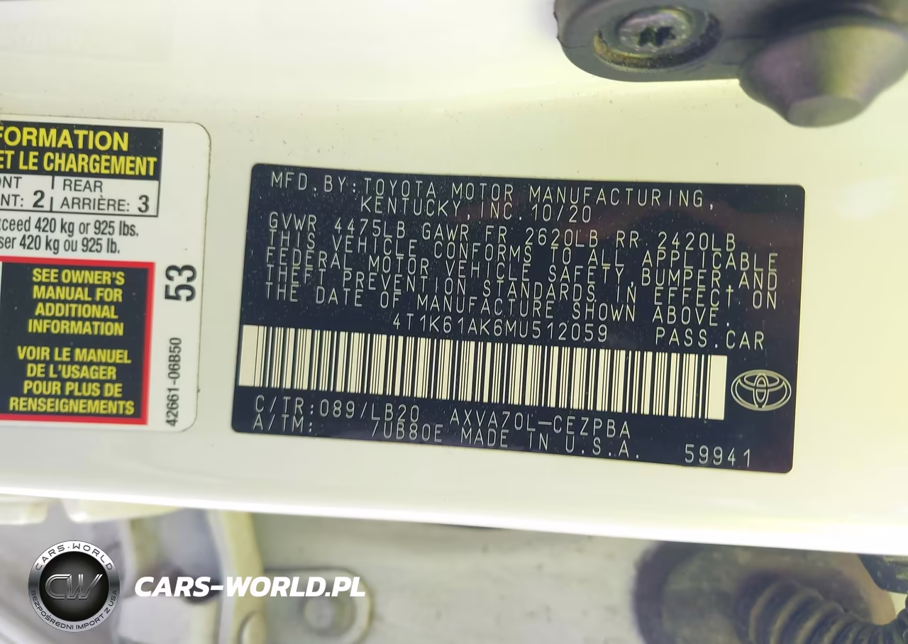 2021 Toyota Camry Xse VIN:4T1K61AK6MU512059 - 9