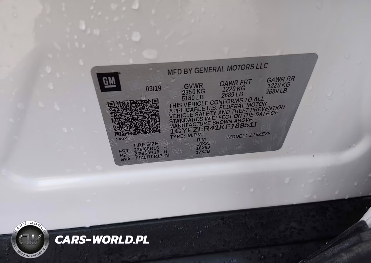 2019 Cadillac Xt4 Sport VIN:1GYFZER41KF188511 - 9