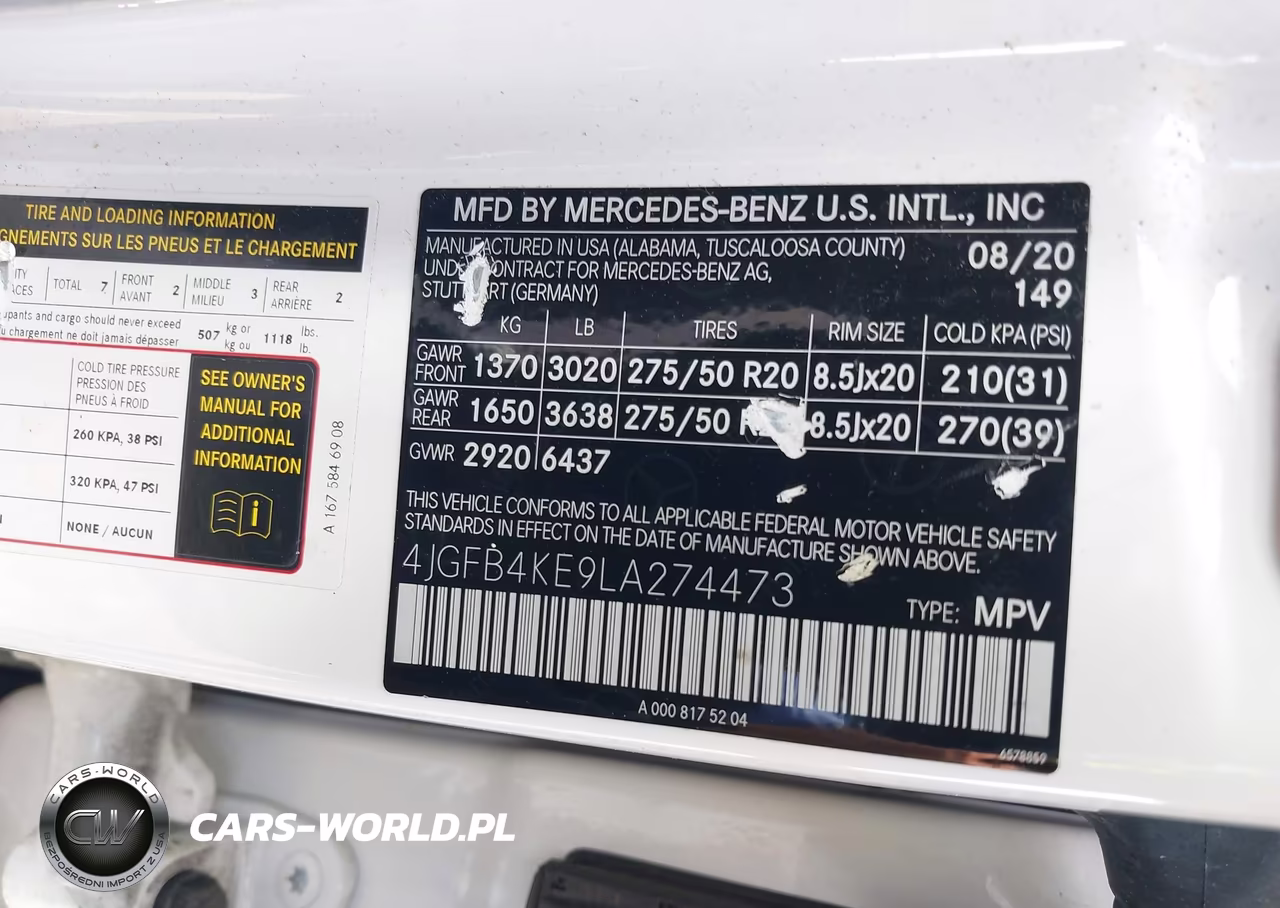 2020 Mercedes-Benz Gle 350 4Matic VIN:4JGFB4KE9LA274473 - 9