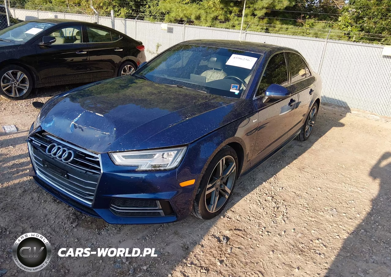 2017 Audi A4 Premium Plus VIN:WAUENAF45HN049195 - 2