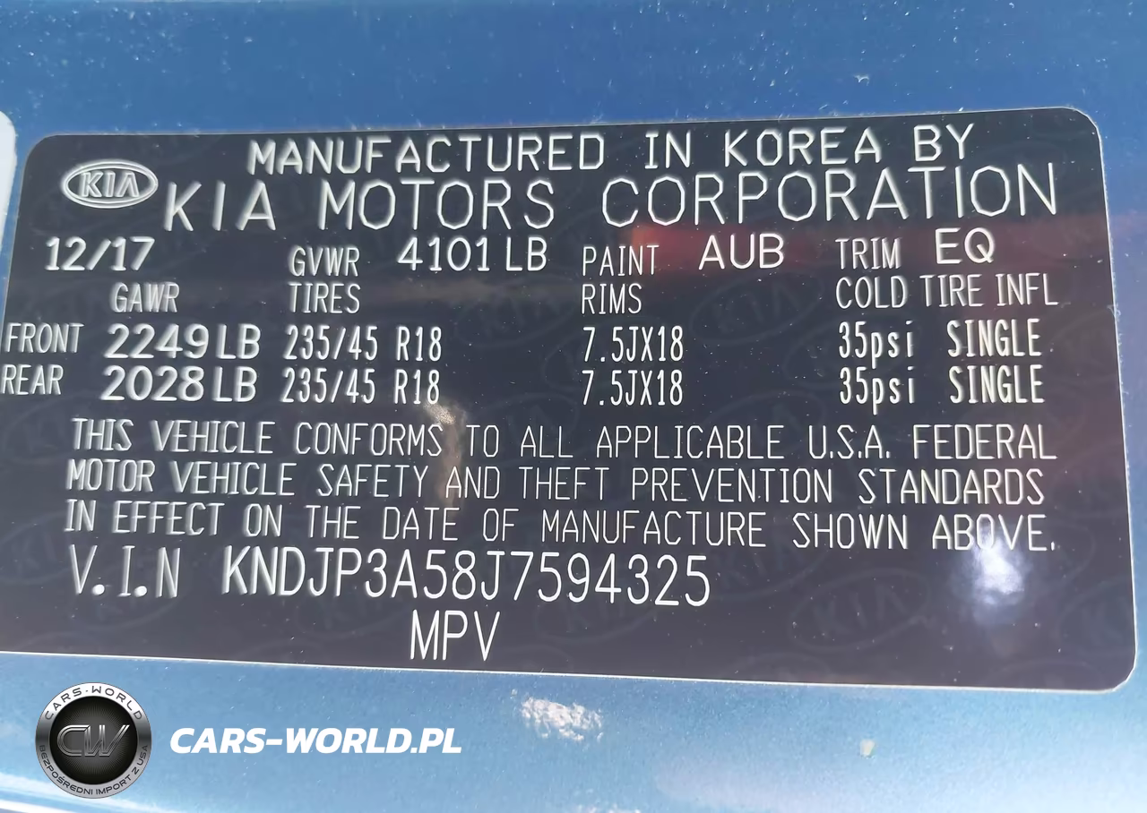 2018 Kia Soul + VIN:KNDJP3A58J7594325 - 9