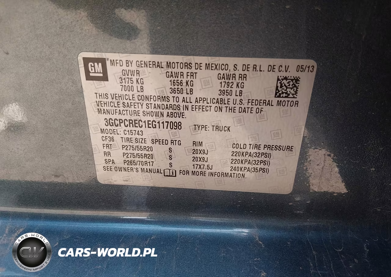 2014 Chevrolet Silverado 1500 Lt VIN:3GCPCREC1EG117098 - 9