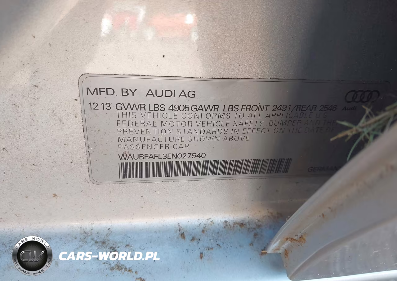2014 Audi A4 2.0T Premium VIN:WAUBFAFL3EN027540 - 9