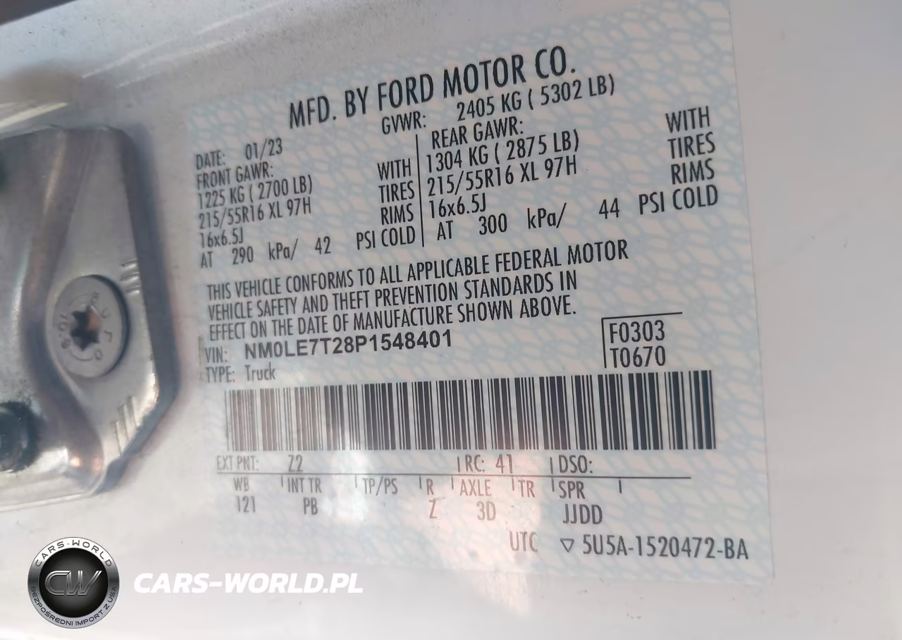 2023 Ford Transit Connect Xlt VIN:NM0LE7T28P1548401 - 9