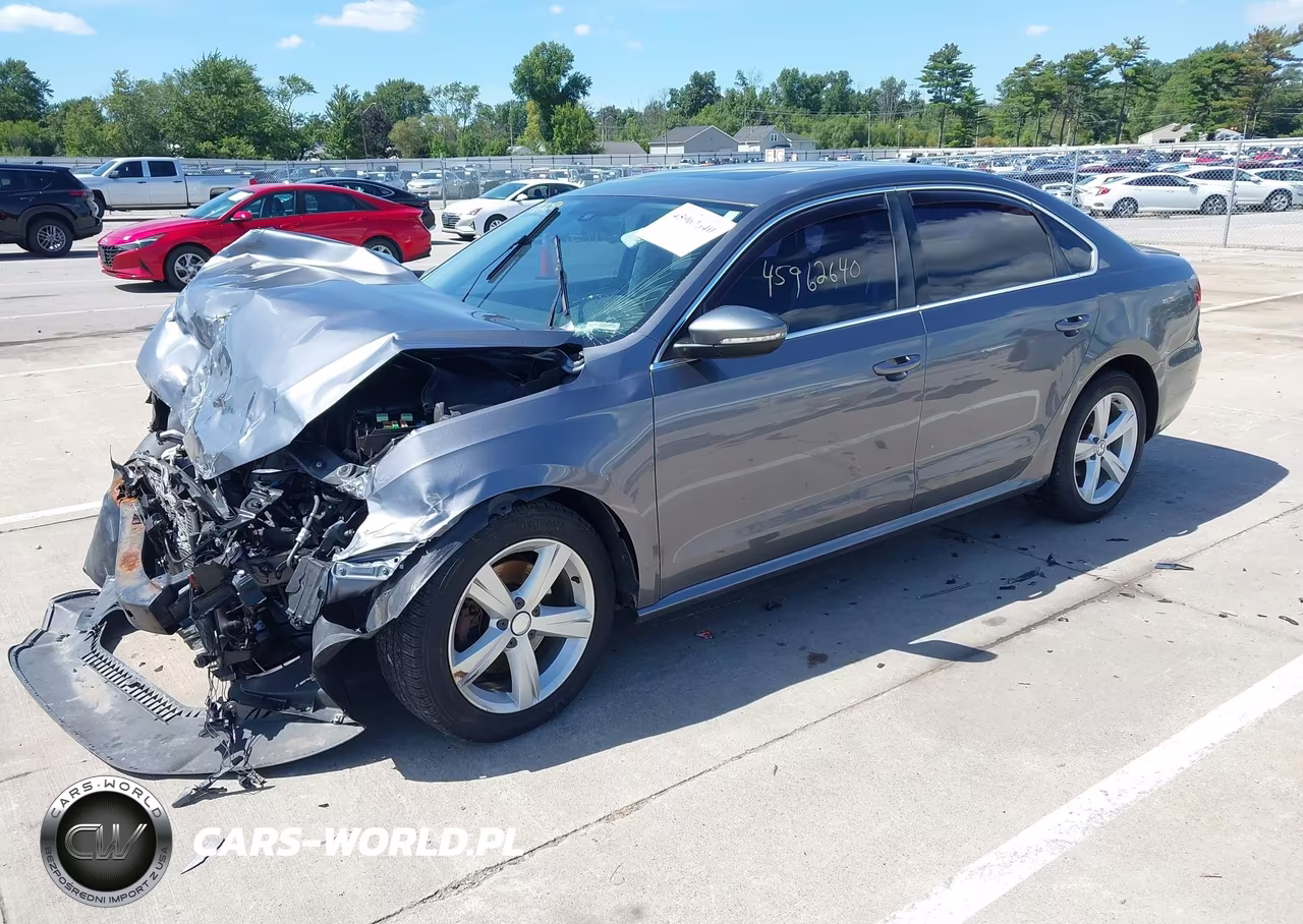 2012 Volkswagen Passat 2.5L Se VIN:1VWBP7A36CC018878 - 2