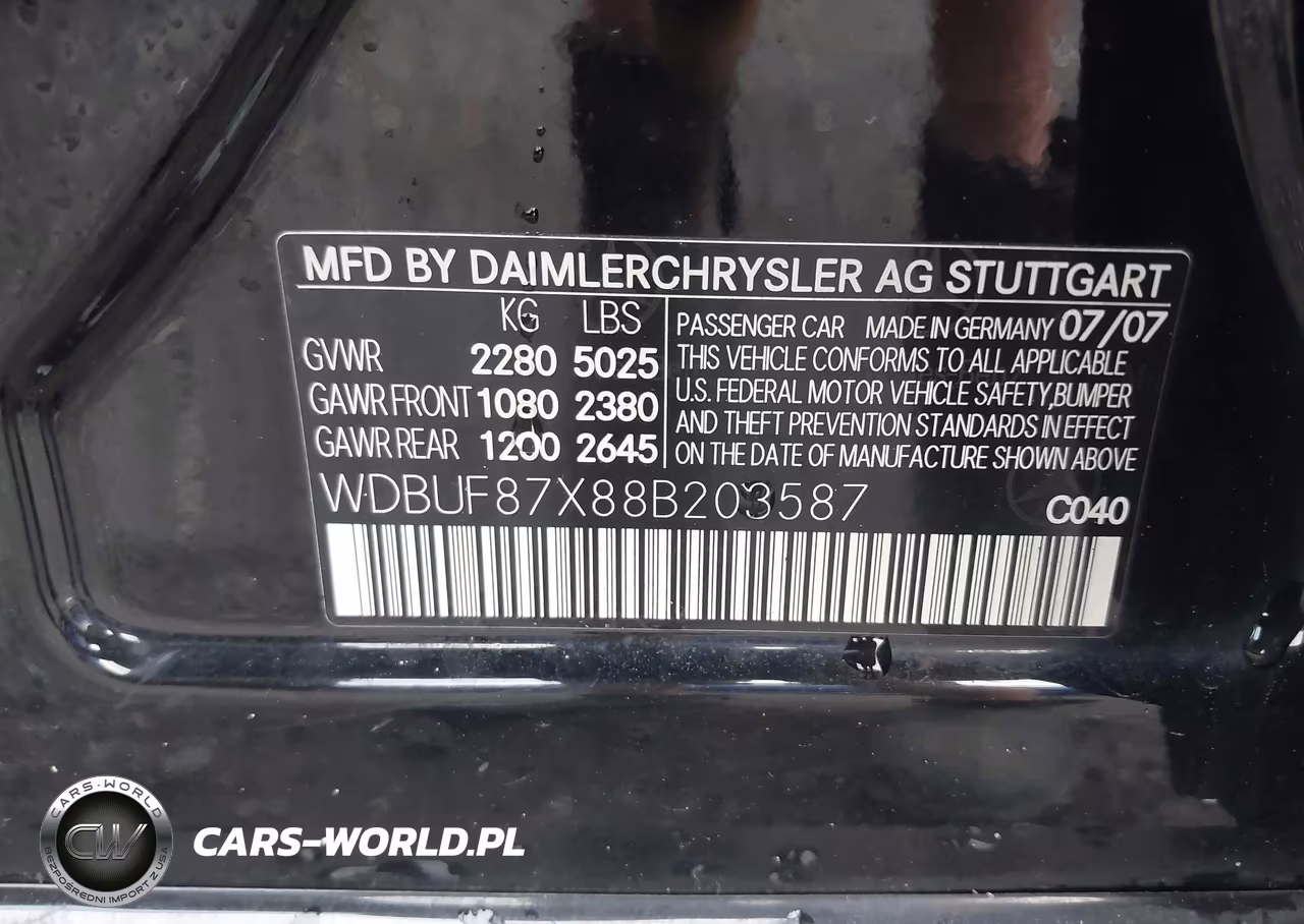 2008 Mercedes-Benz E 350 4Matic VIN:WDBUF87X88B203587 - 9