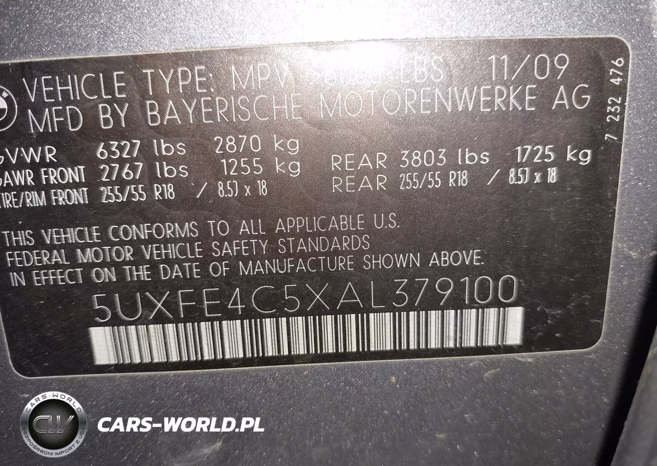 2010 BMW X5 xDrive30I VIN:5UXFE4C5XAL379100 - 9