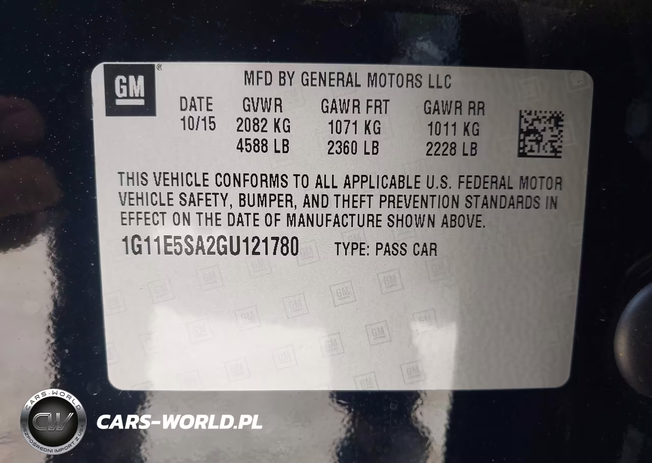 2016 Chevrolet Malibu Limited Ltz VIN:1G11E5SA2GU121780 - 9