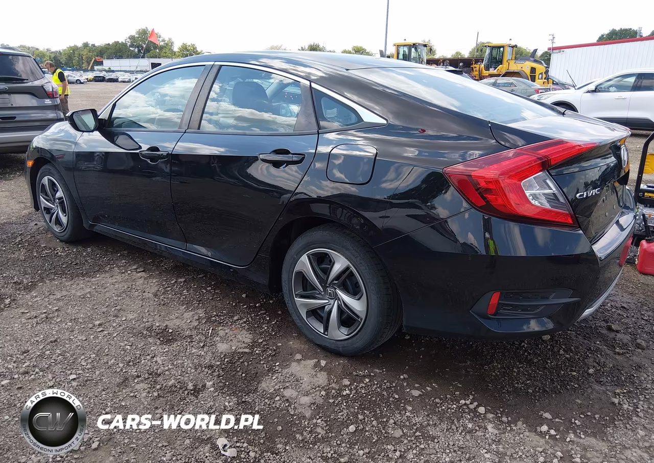 2020 Honda Civic Lx VIN:2HGFC2F68LH555420 - 3