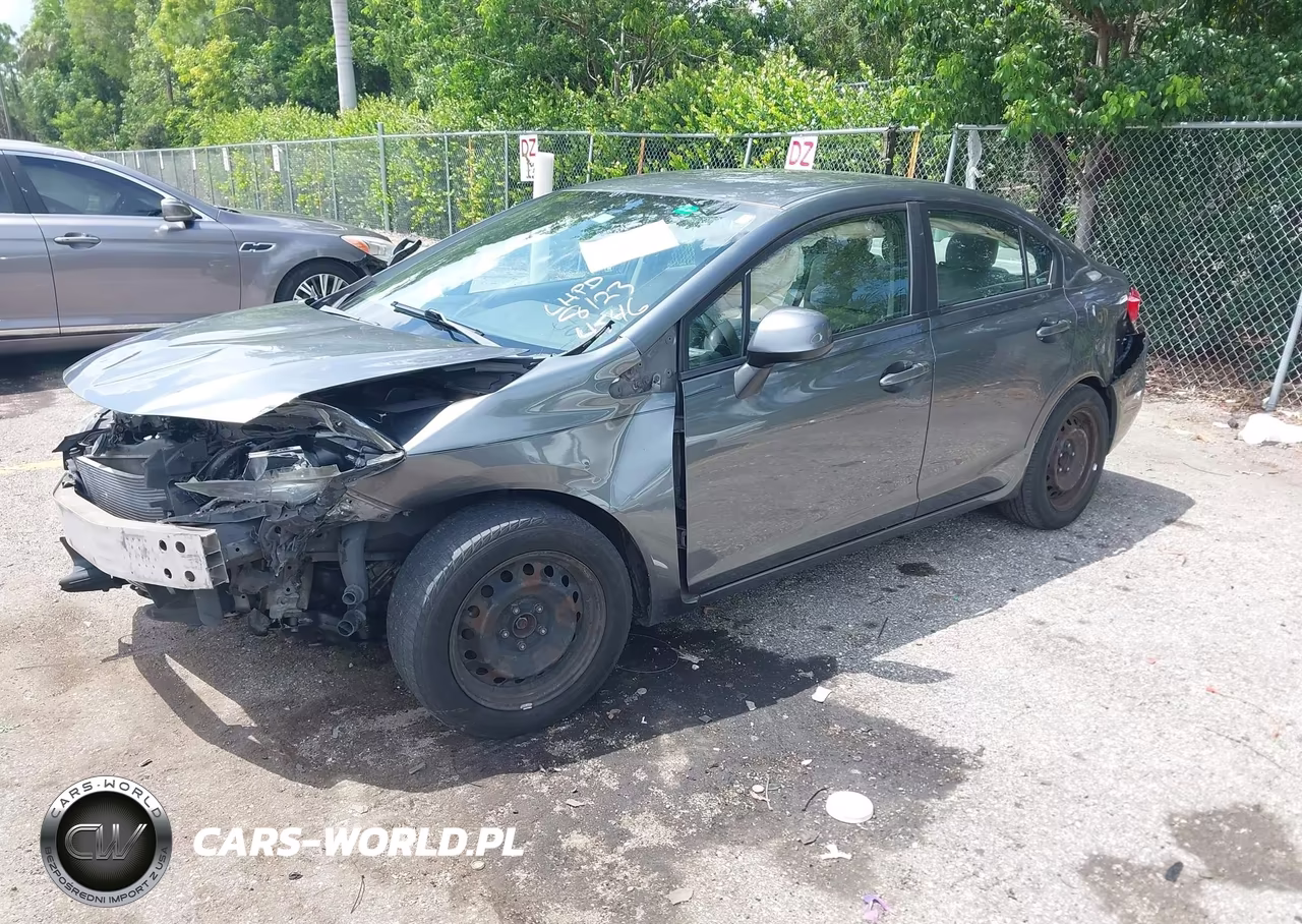 2012 Honda Civic Lx VIN:19XFB2F55CE104546 - 2