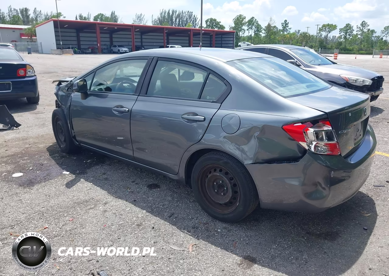 2012 Honda Civic Lx VIN:19XFB2F55CE104546 - 3