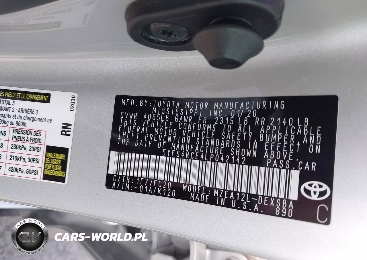 2020 Toyota Corolla Se VIN:5YFS4RCE4LP042142 - 9