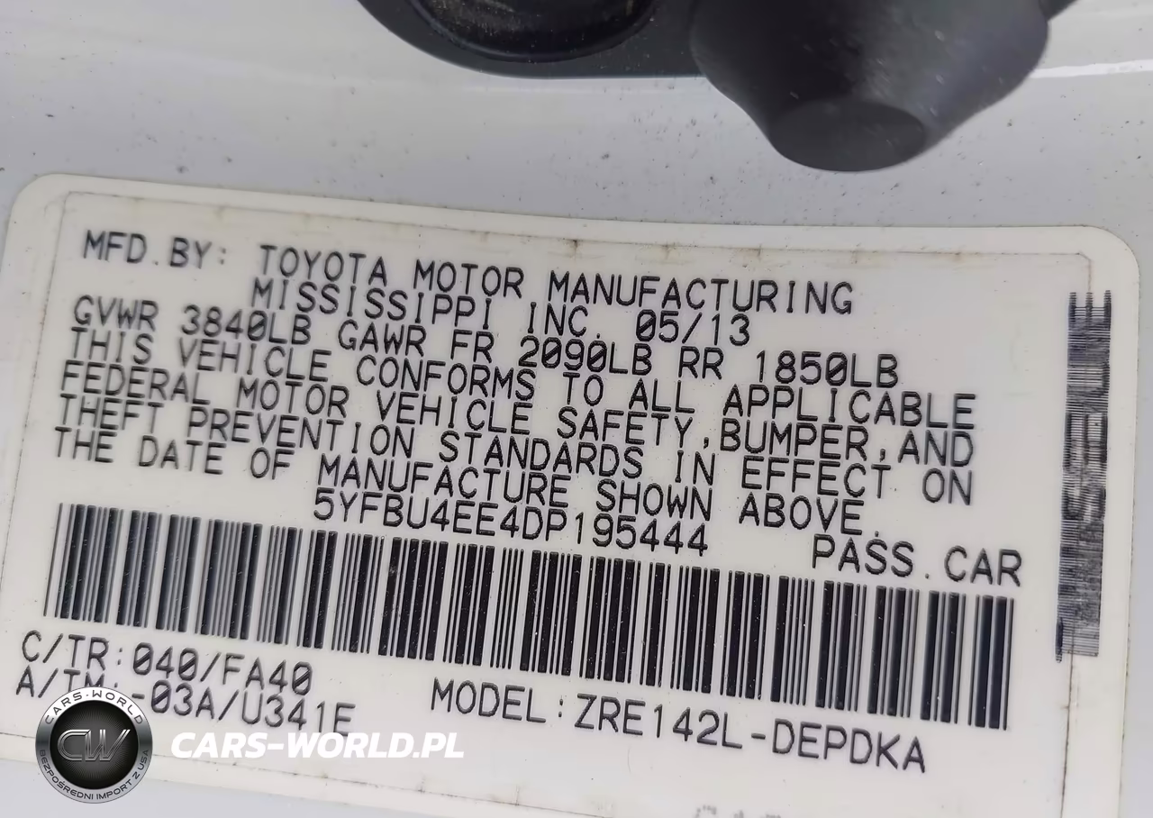 2013 Toyota Corolla L VIN:5YFBU4EE4DP195444 - 9